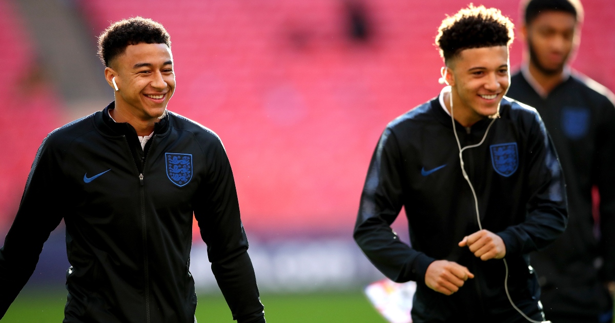 jesse lingard jadon sancho