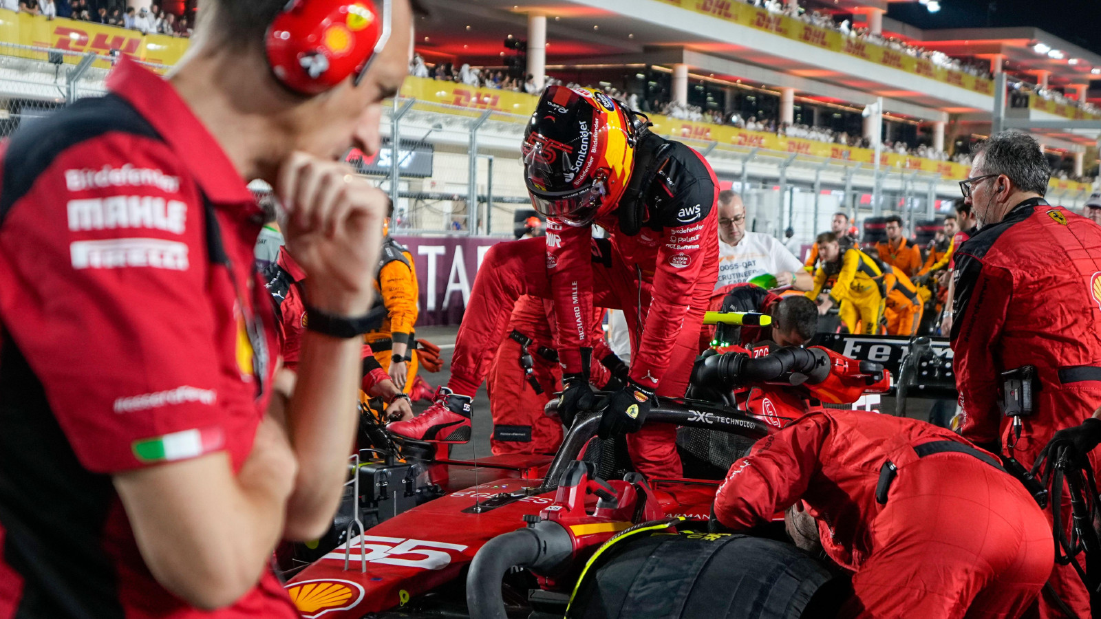 ferrari carlos sainz qatar grand