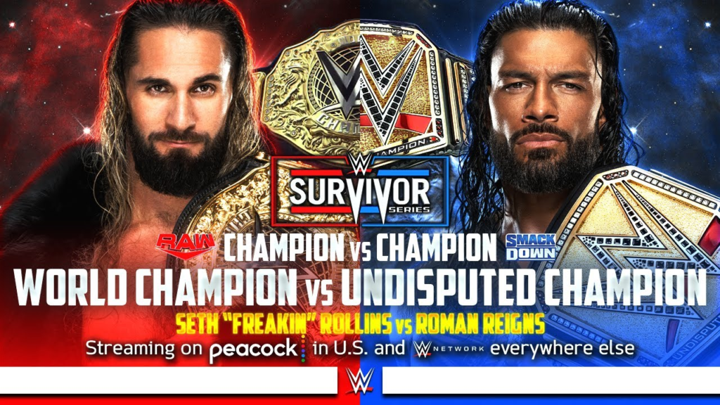Seth Rollins vs Roman Reigns