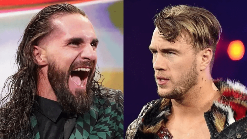 Will Ospreay and Seth Rollins