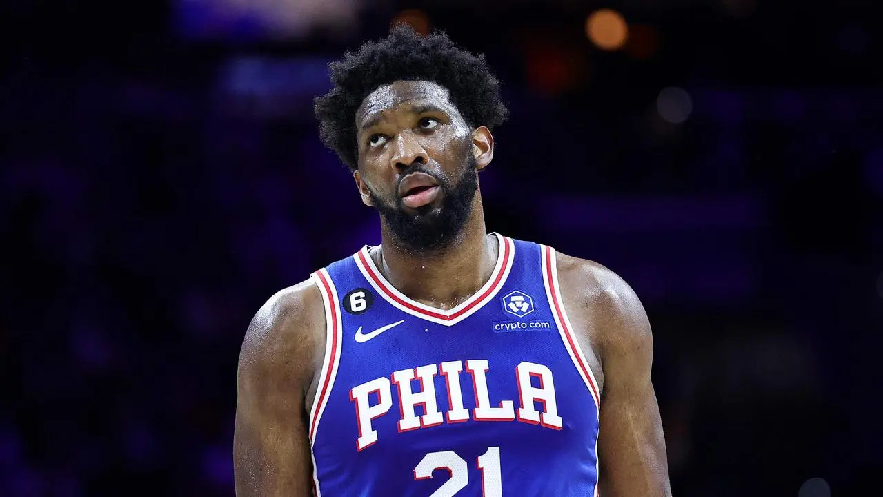 Joel Embiid reaction over Tyson Furry Victory