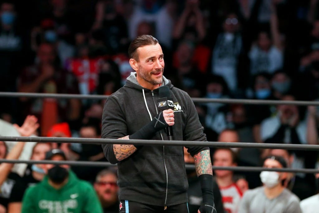 CM Punk in the ring during AEW Dynamite 
