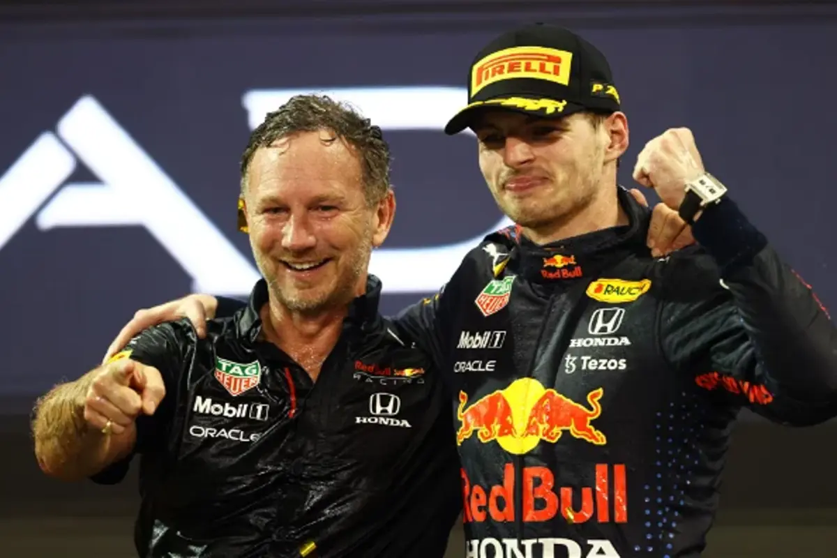 Christian Horner and Max