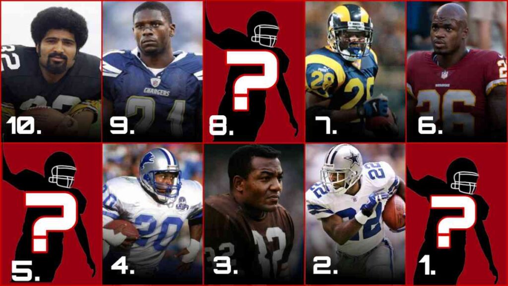 Ranking The Top 10 Greatest NFL Running Backs Of All Time - SportsKnot