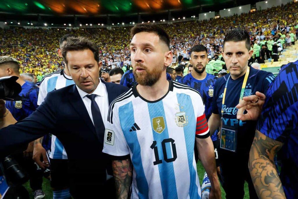 Lionel Messi talks about brawl in the stadium during Brazil vs Argentina