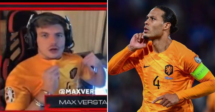 Max Verstappen and Virgil van Dijk