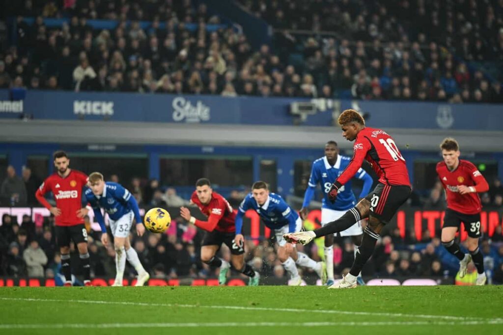 Alejandro Garnacho’s goal helped United secure a 3-0 win over Everton