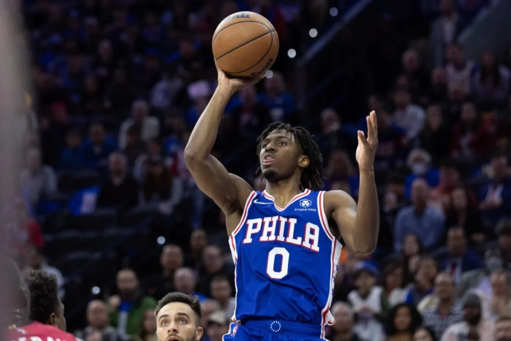 The 76ers Tyrese Maxey hilariously recalls how the Lakers LeBron James once arrived early to gym just to beat his timing