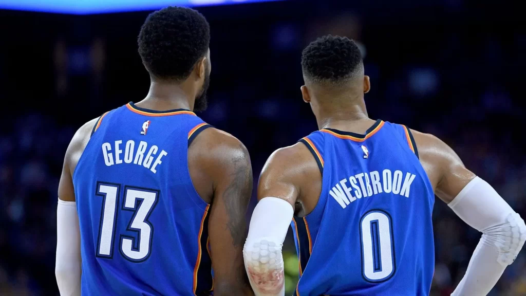 Clippers Paul George defends Russell Westbrook as he struggles reach his peak recently with Clippers