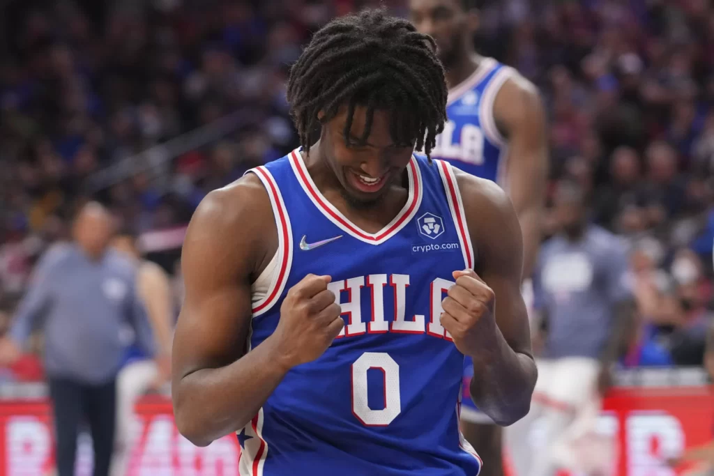 Tyrese Maxey dedicate his 50 points achievement to his injured team mate, Kelly Oubre
