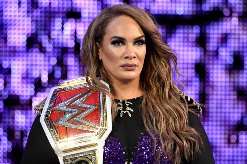 Nia Jax with WWE Women Champion