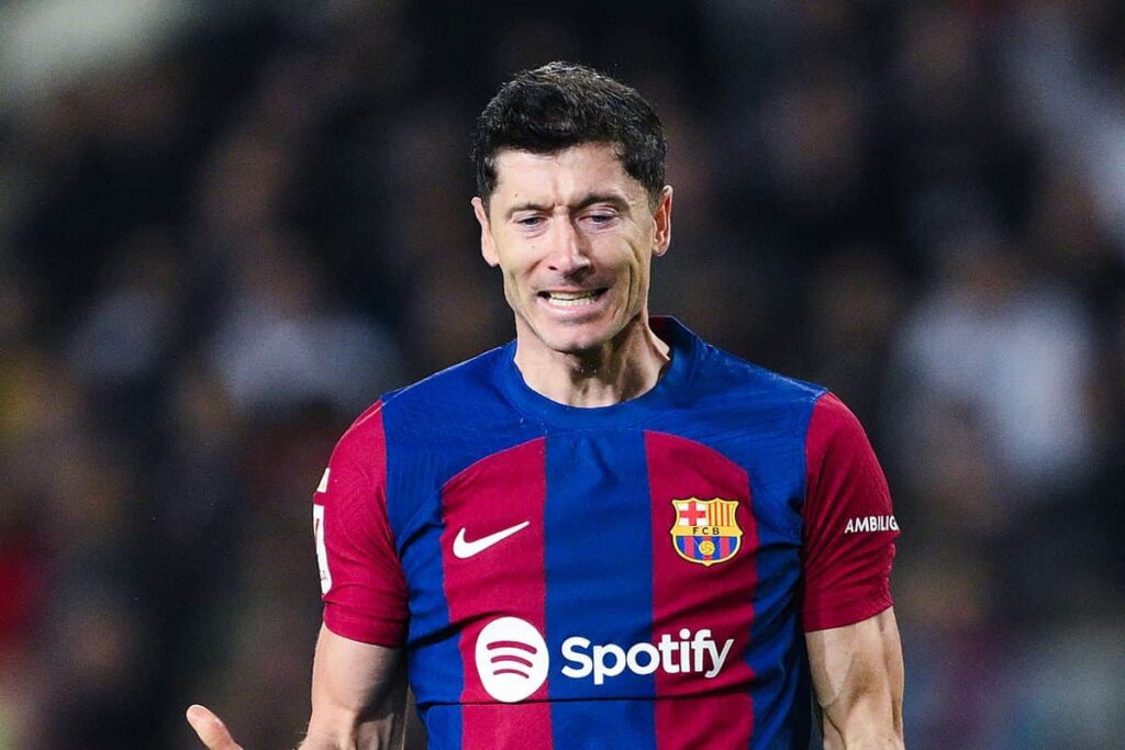 Lewandowski only players to score 100 European goals along with Lionel Messi and Cristiano Ronaldo