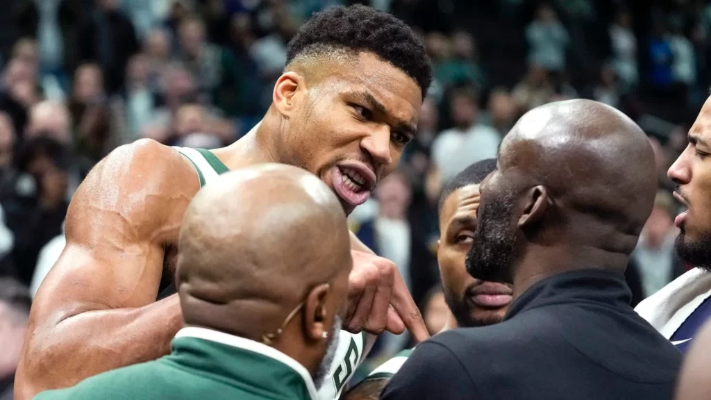 After a heated altercation with the Pacers players,  Giannis Antetokounmpo takes to social media to share his historical 64-point milestone achievement 