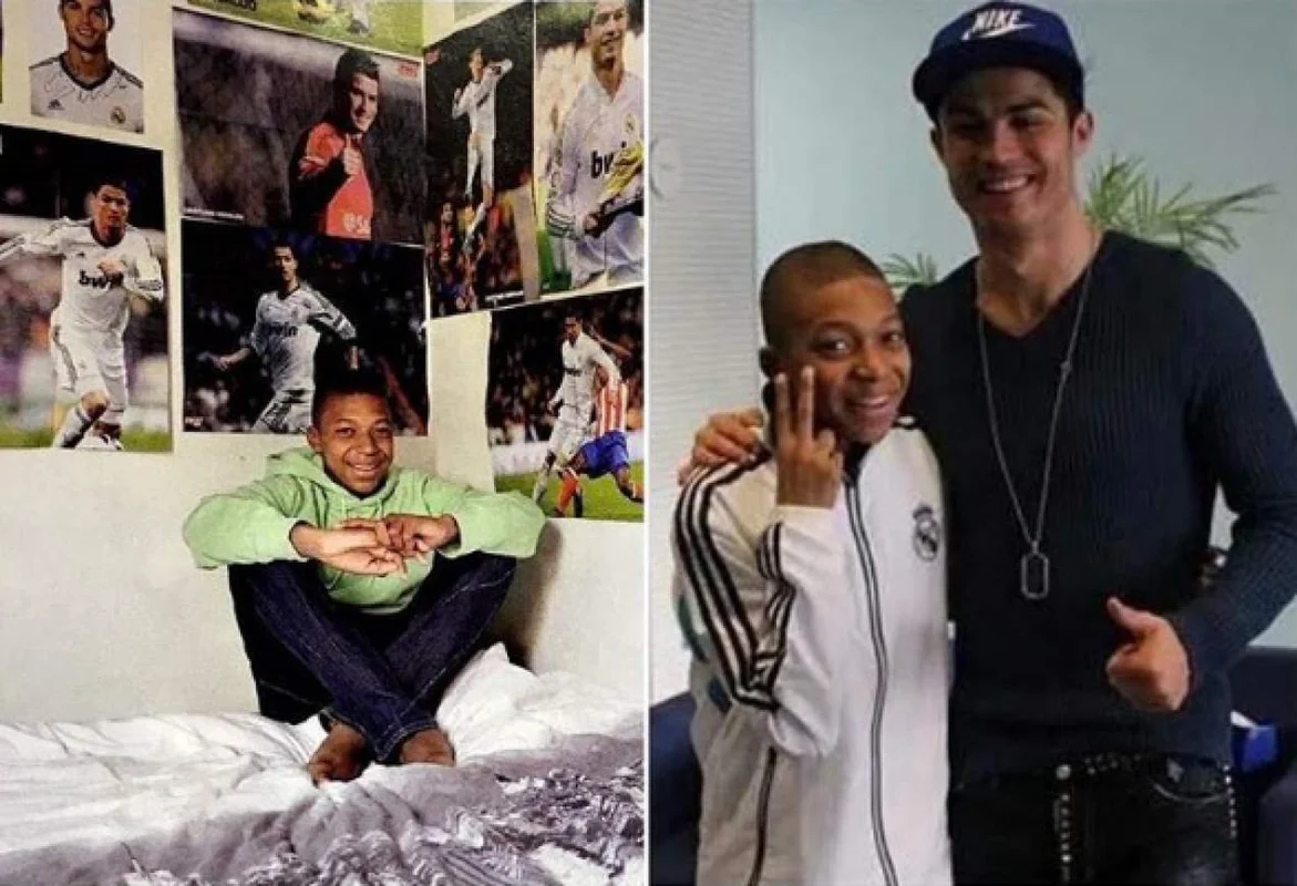 Mbappe chose Ronaldo as his idol