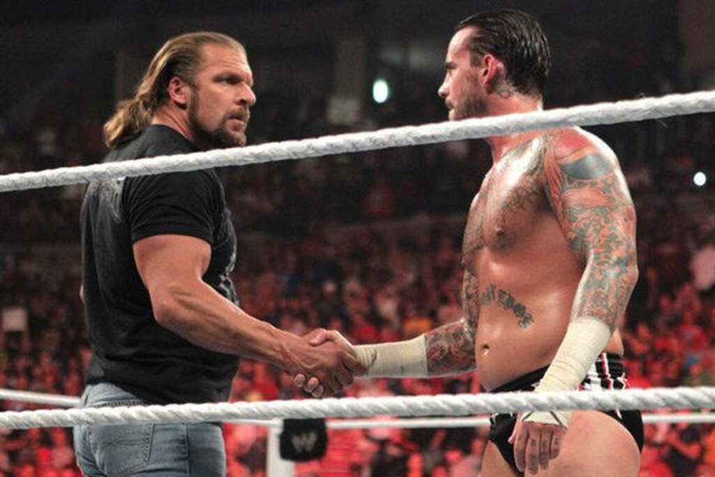 CM Punk and Triple H in RAW 