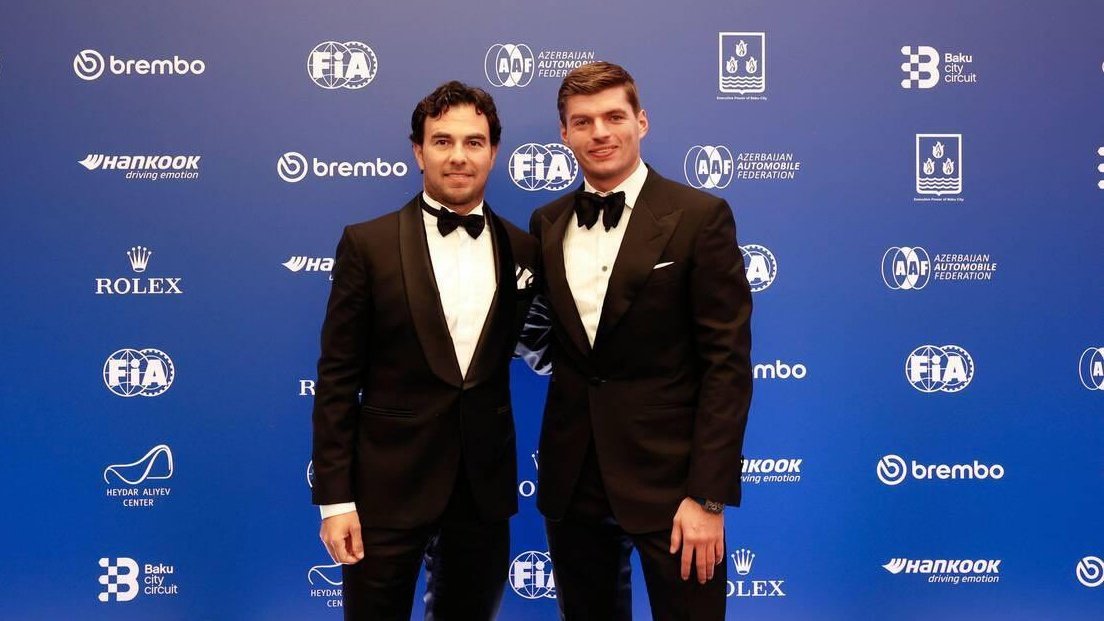 Max Verstappen y Checo Pérez