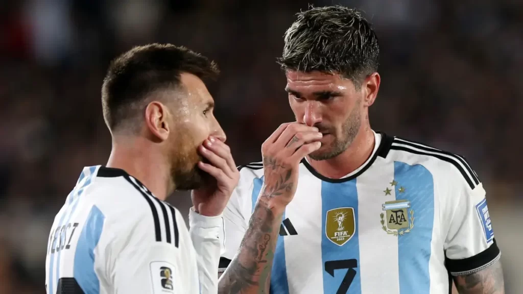 De Paul shares insights on Messi's quick temper