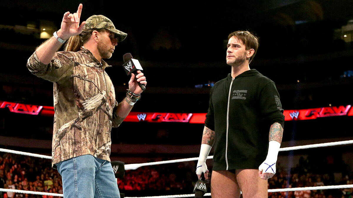 CM Punk and Shawn Michaels