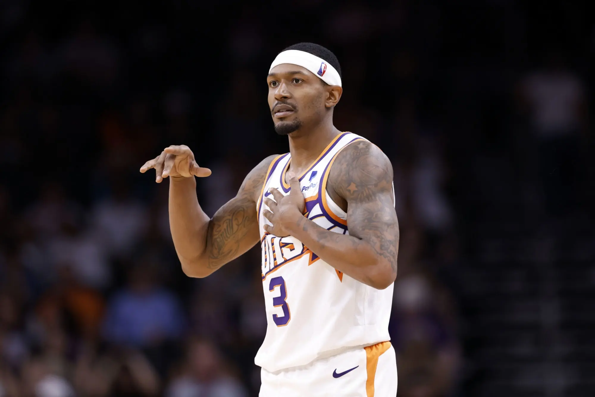 The Phoenix Suns star Bradley Beal has missed a handful of games and is set to miss the Nugget game amid a back injury.
