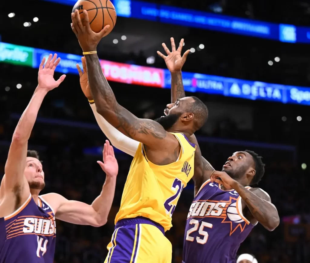 Hall Famer bound LeBron James matches Kobe Bryant’s record as Lakers defeat Kevin Durant-led Suns  to book a place at NBA In-Season Tournament semifinals