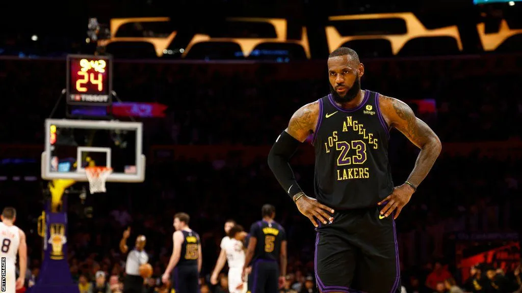 Lakers' LeBron James denied the official to change wet ball captured in fan footage to show  his undoubted power and influence  on NBA referee