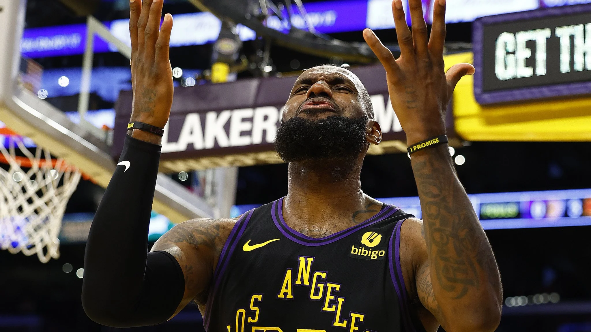 Lakers' LeBron James denied the official to change wet ball captured in fan footage to show his undoubted power and influence on NBA referee