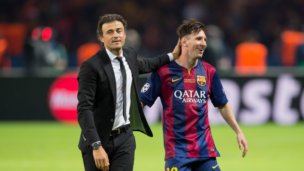 Luis Enrique happy to return to Spain for UCL