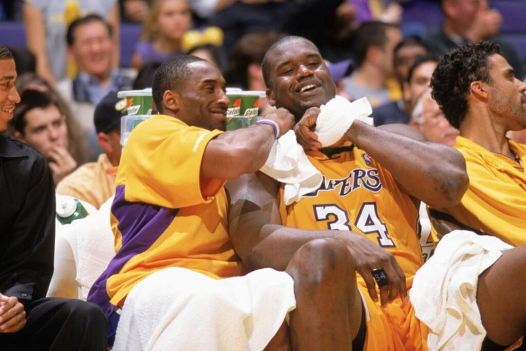 Shaquille O'Neal and Kobe Bryant