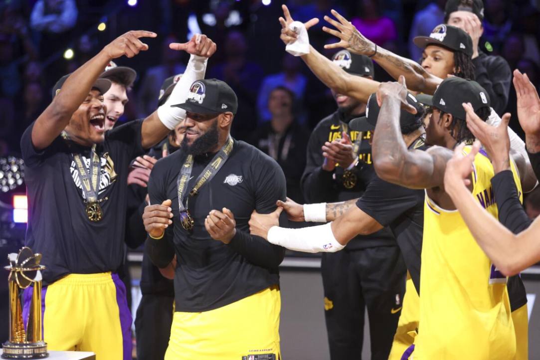 NBA In-Season Tournament winners' Los Angeles Lakers