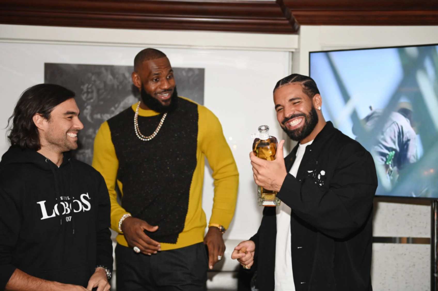 LeBron James and Drake