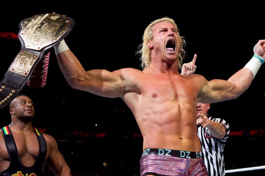 Dolph Ziggler with Championship
