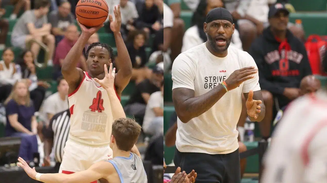 LeBron James is ‘proud of’ son Bronny Legend James' NCAA debut while surpassing his dad