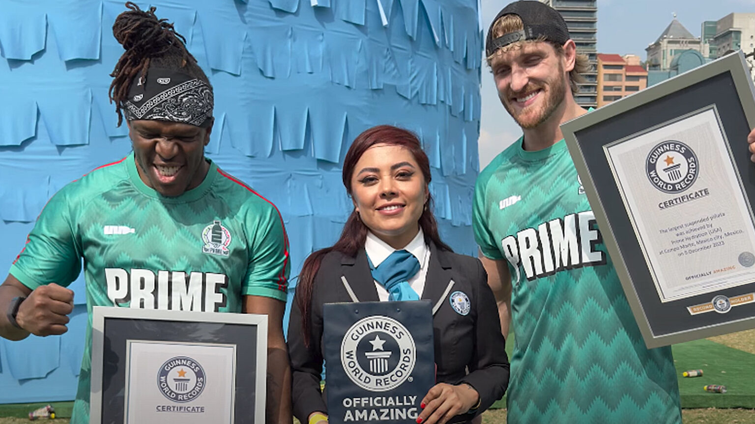 Logan Paul officially breaks the Guinness world record for the largest