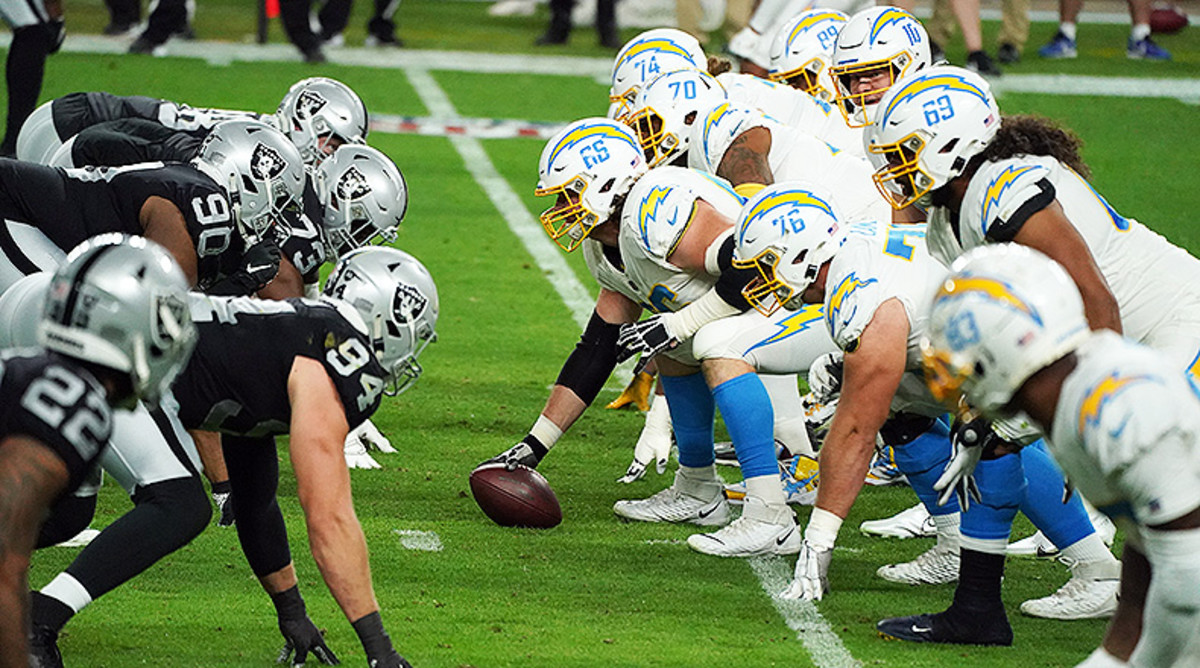 Los Angeles Raiders vs. Los Angeles Chargers