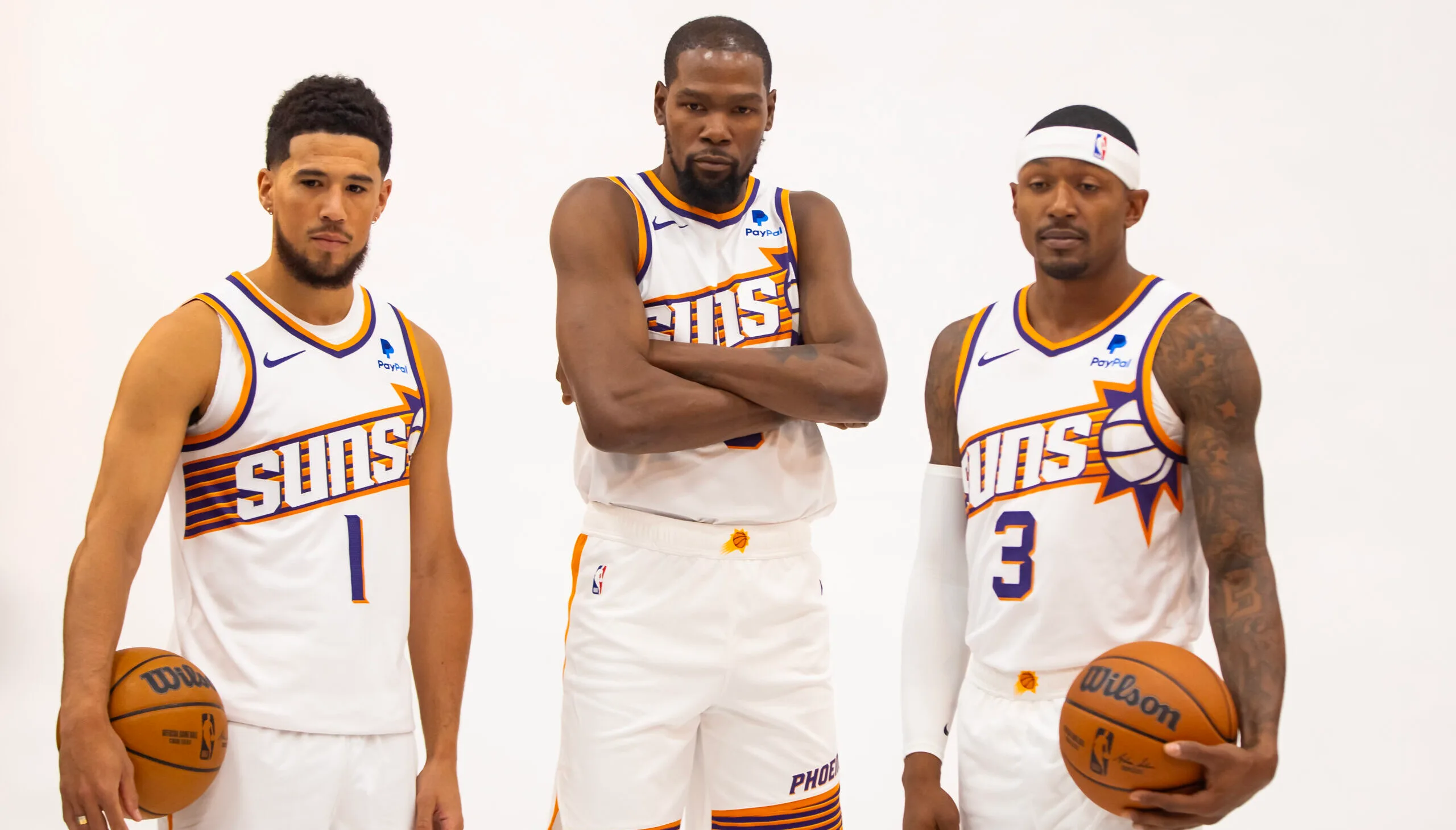 The Phoenix Suns fans set to enjoy their star trio of Durant, Booker, and Bradley. early Christmas present with Big 3 of Kevin Durant, Bradley Beal, Devin Booker expected play for the time this season Warriors
