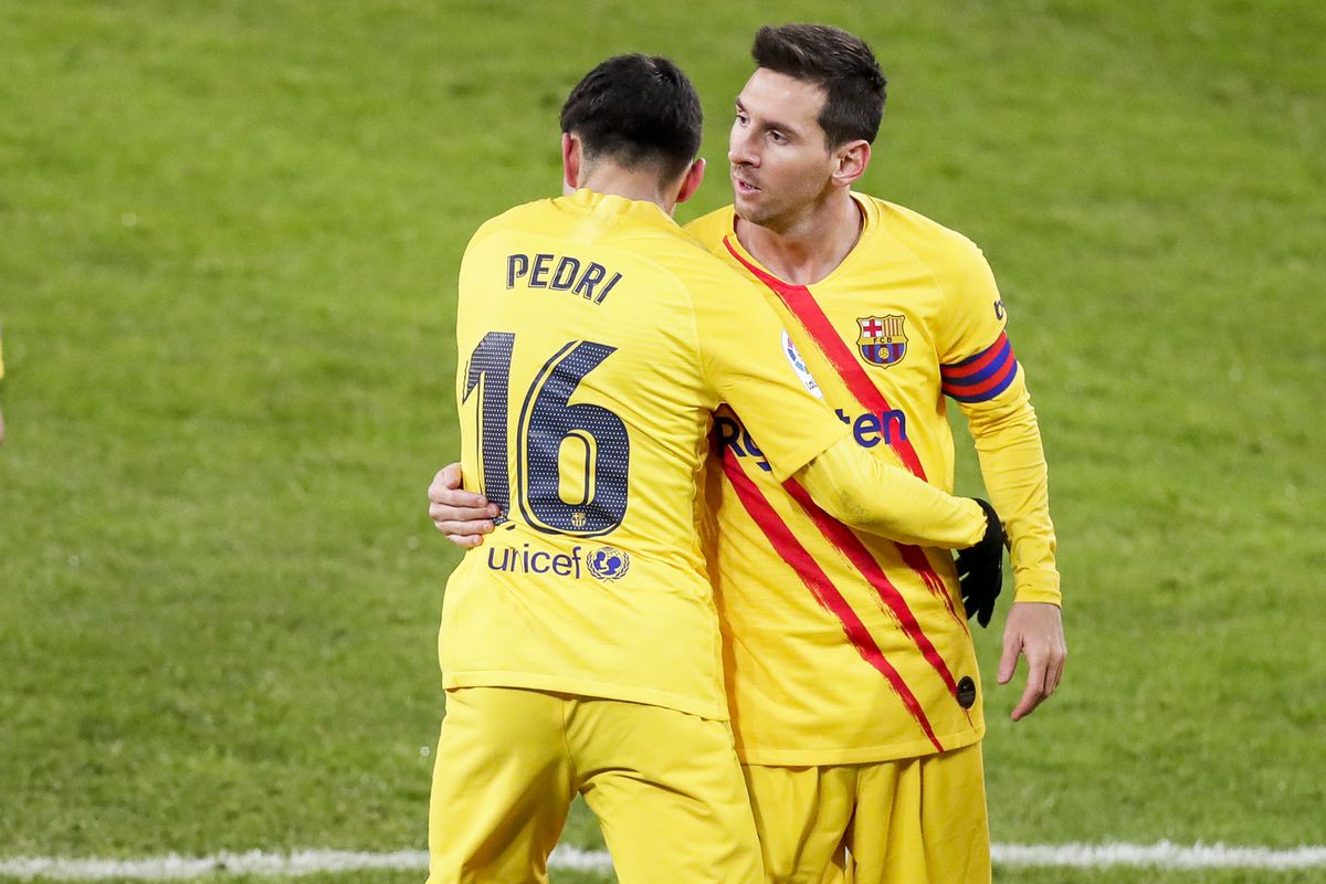 Pedri and Messi