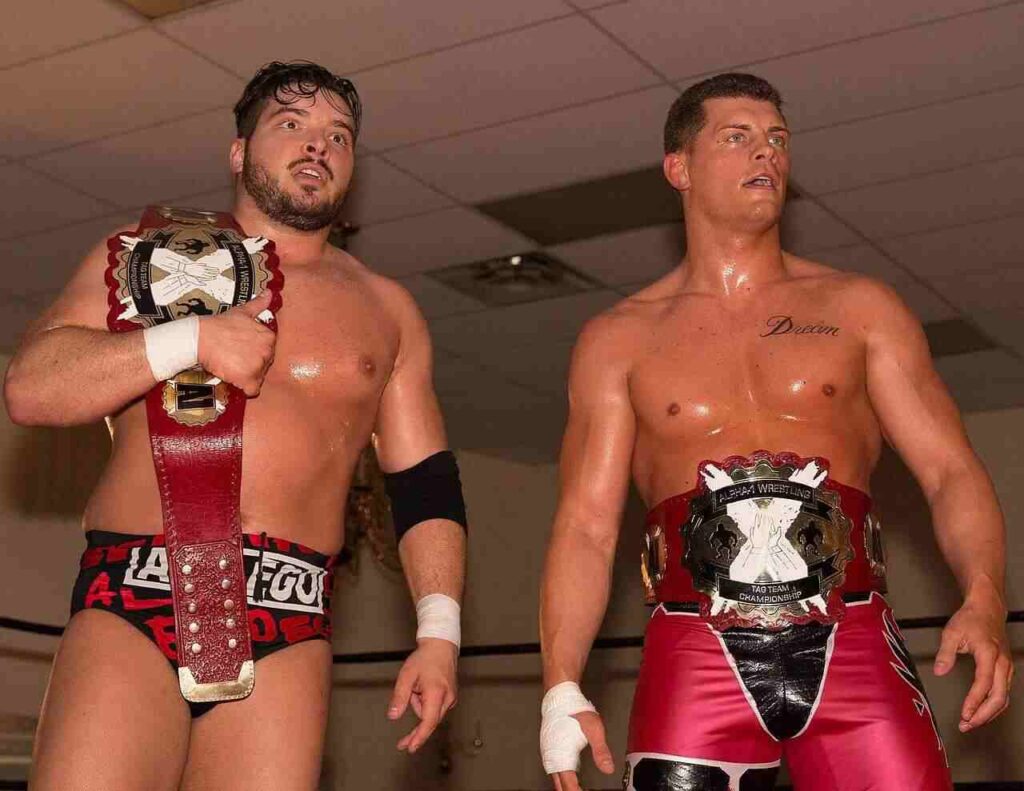 Cody Rhodes and Ethan Page