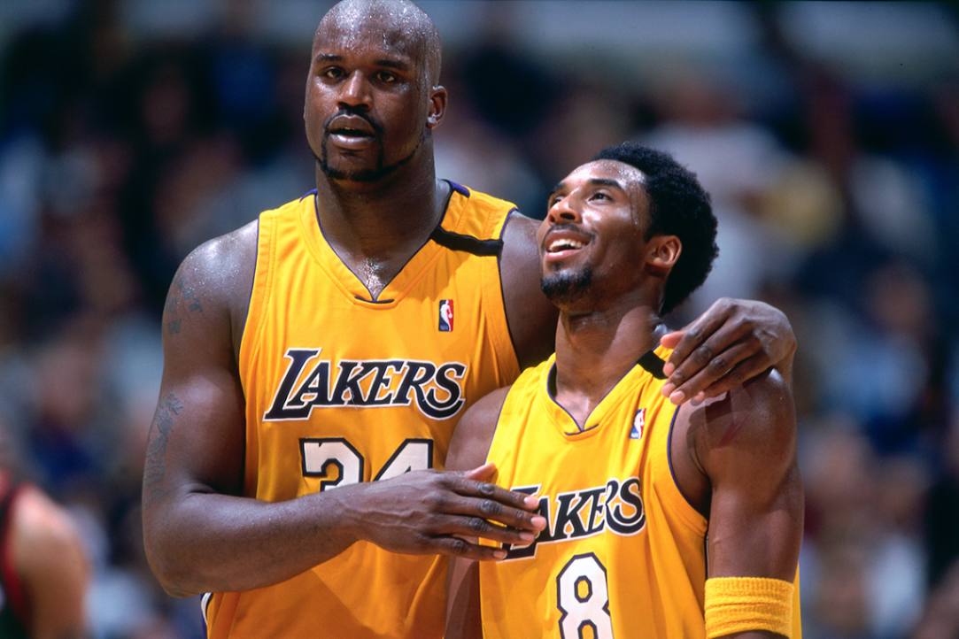 Shaquille O'neal and Kobe Bryant