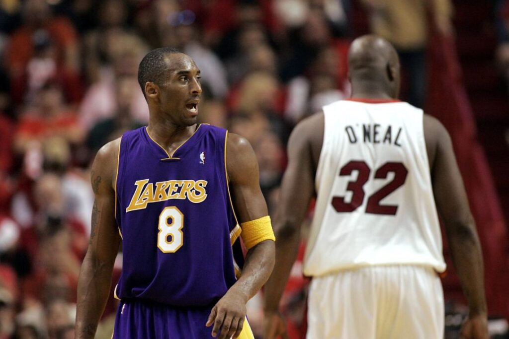 Kobe Bryant and Shaquille O'Neal