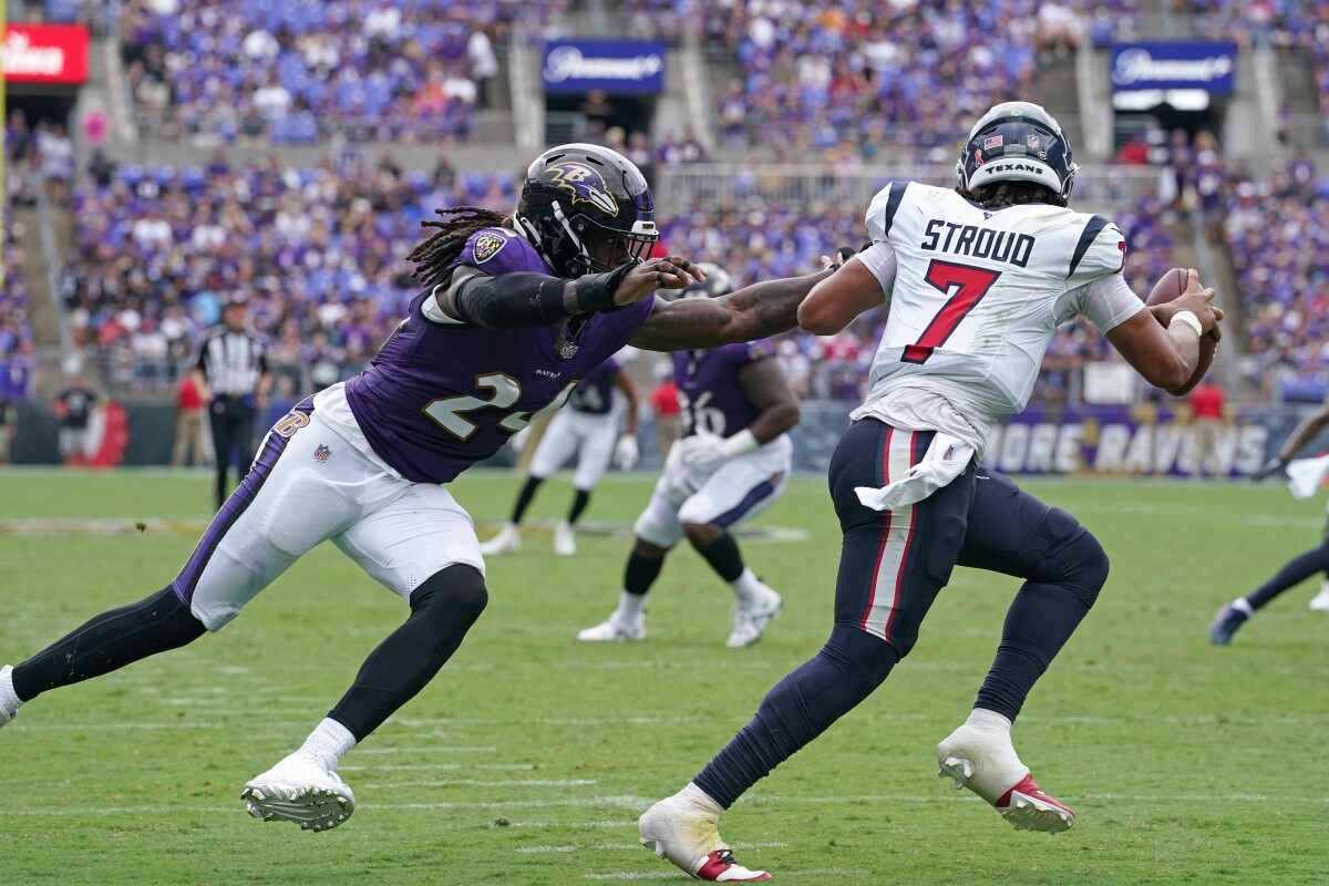 Ravens-Texans Injury Report