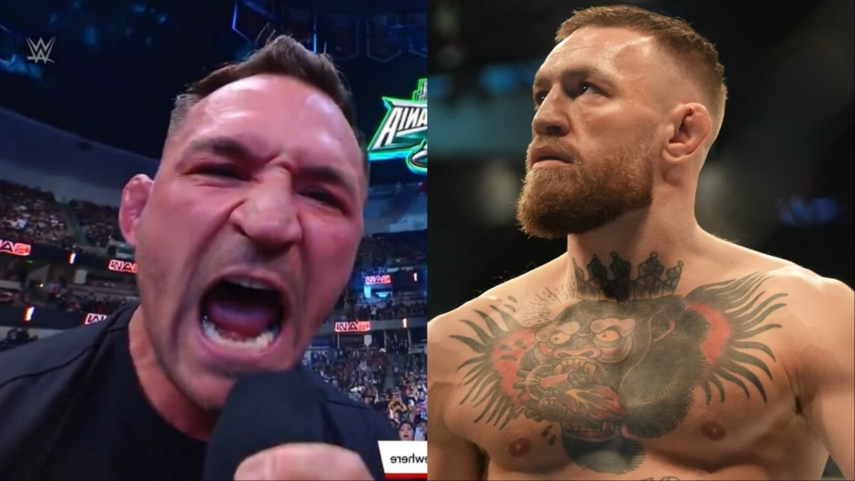Michael Chandler calls out Conor McGregor at WWE event to show up in the octagon