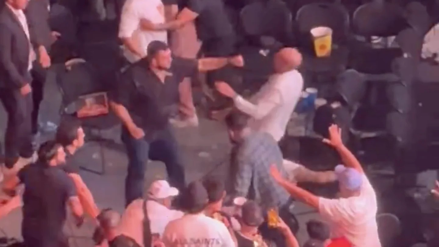 UFC Mexico Fans Brawl