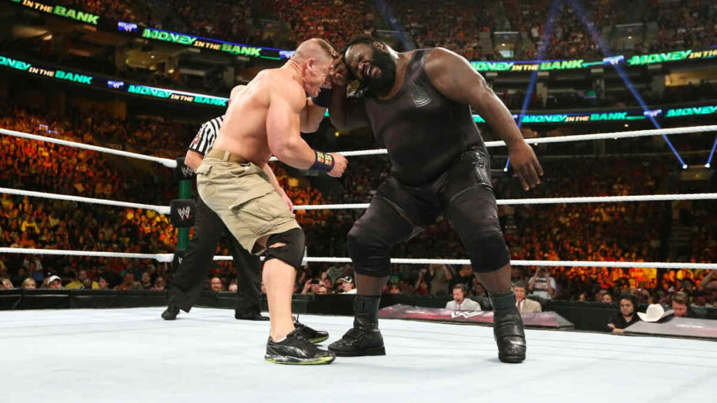 John Cena and Mark Henry 