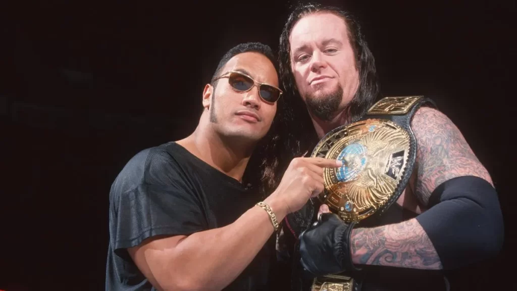 The Undertaker and The Rock 
