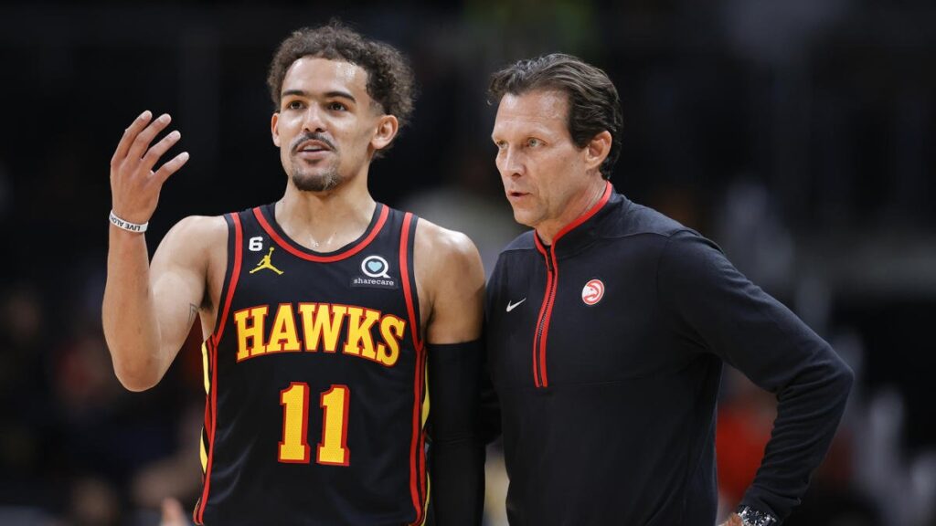 Trae Young with Quin Snyder