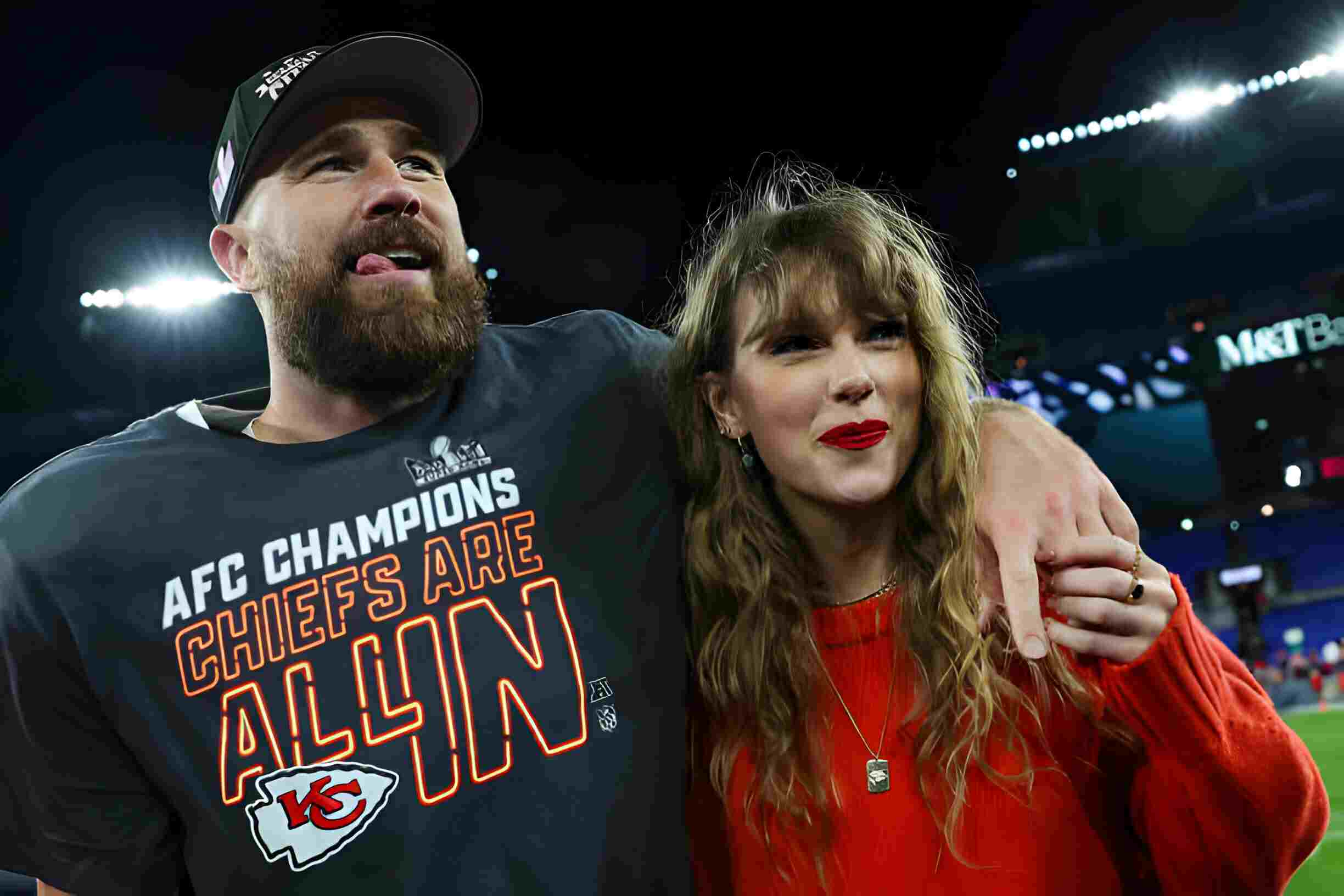 Taylor Swift and Travis Kelce