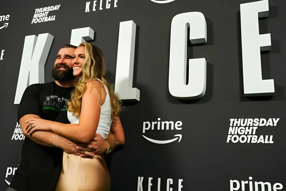 Jason and Kylie Kelce