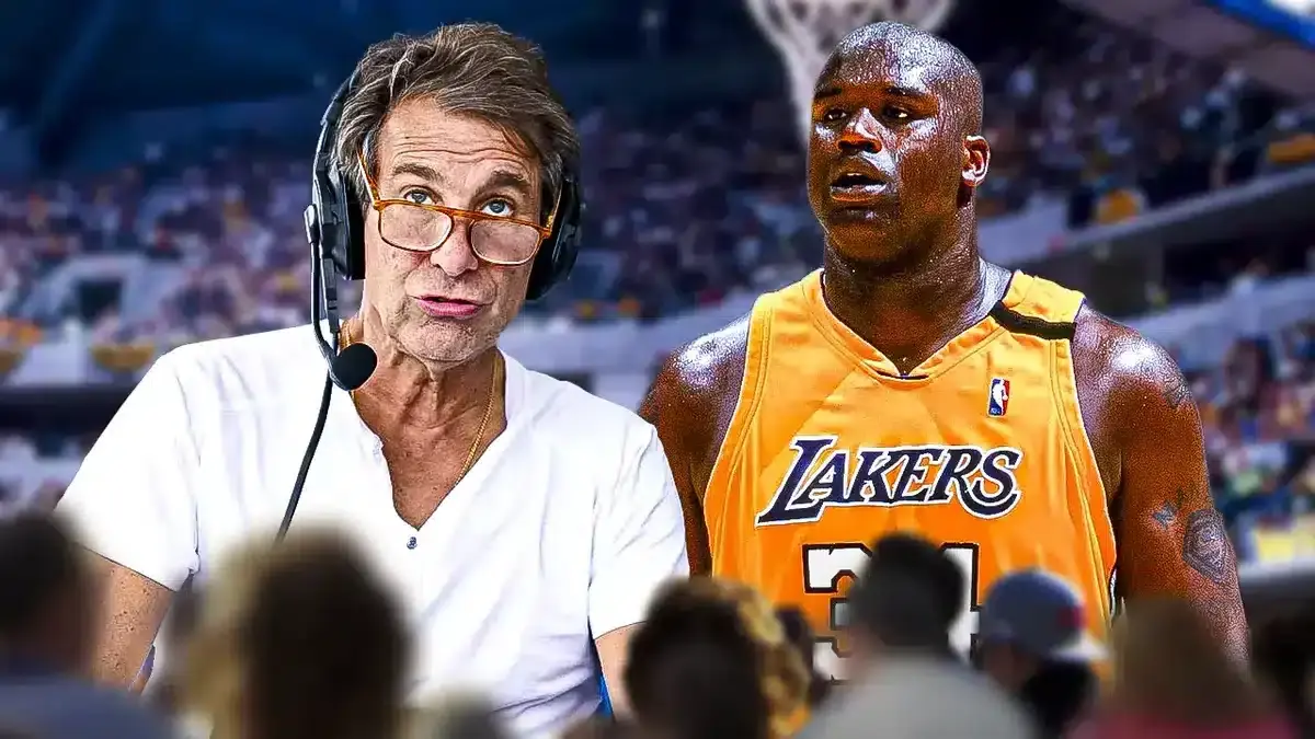 Shaquille O'Neal and Chris Russo