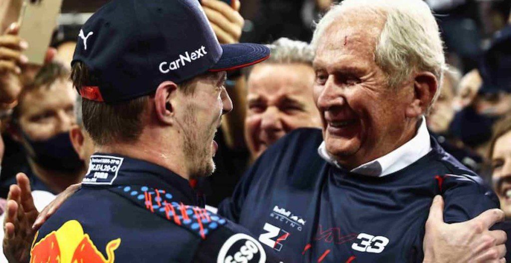 Max Verstappen and Helmut Marko – Red Bul