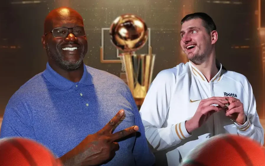 Nuggets news Nikola Jokic gets 2 word Serbian surprise from Shaquille O Neal after humbling Lakers 1 edited